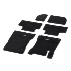 Jeu 6 pièces Tapis Velours GLB W247 - Surpiqûre Gris Moyen - Mercedes-Benz