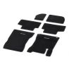 Jeu 6 pièces Tapis Velours GLB W247 - Surpiqûre Gris Moyen - Mercedes-Benz