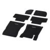 Jeu 6 pièces Tapis Velours GLB W247 - Surpiqûre marron noix - Mercedes-Benz