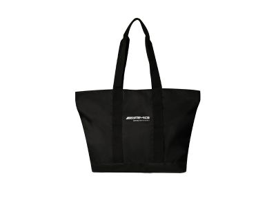 Sac Cabas fermeture zip noir et rouge AMG