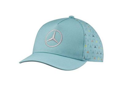 Casquette enfant turquoise, Coton (bio) Mercedes-Benz