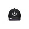 Casquette Noir enfant Hamilton liseré violet Mercedes-AMG F1