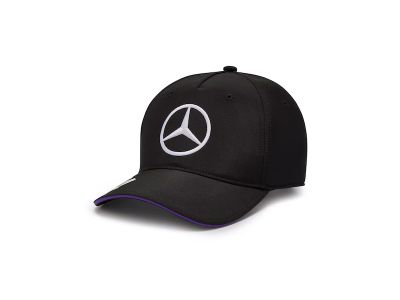 Casquette Noir enfant Hamilton liseré violet Mercedes-AMG F1