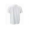 T-shirt unisexe blanc coton bio logo étoile Mercedes-Benz