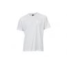 T-shirt unisexe blanc coton bio logo étoile Mercedes-Benz