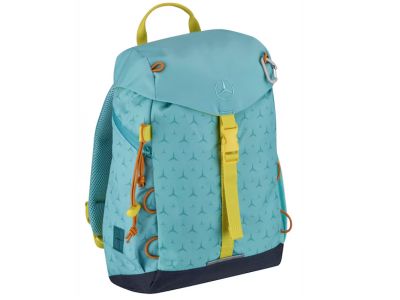 Sac à dos enfant, grand format turquoise / Coloris jaune / Coloris orange, Polyester, Mercedes-Benz
