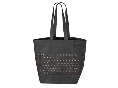 Sac shopping noir pour femme , Coton (bio), Mercedes-Benz