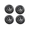 Lot 4 Cache-Moyeu Noir Mat 9283 Mercedes AMG G 63
