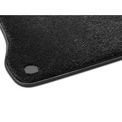 Jeu 3 Tapis en velours Noir - EQS W296 Mercedes-Benz