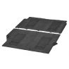 Tapis caoutchouc Espace passagers, Espace passagers I et II, 2 pièces Viano Vito eVito W639