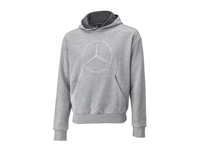 Sweat à capuche Gris unisexe Mercedes-Benz