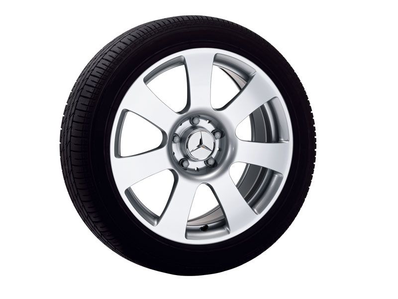 Jante Classe S W221 - 8 J x 17 pouces ET 43, argent titanes Mercedes-Benz