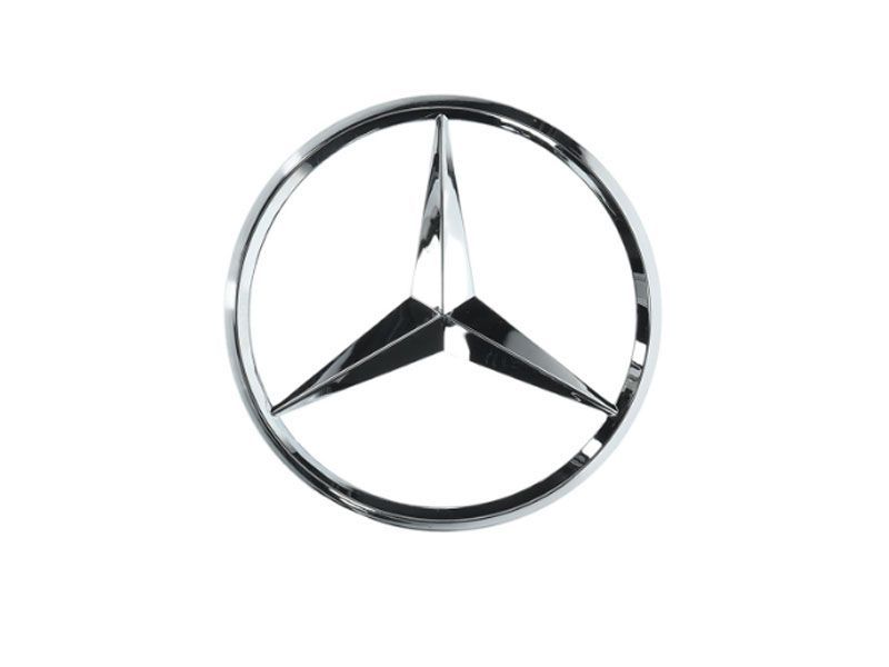 Étoile Emblème de coffre hayon sigle Classe E W210 Mercedes-Benz + 3 Douilles