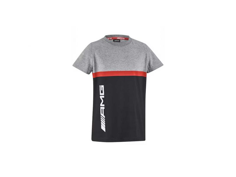 T-shirt AMG enfant noir / gris / rouge, 140 / 146
