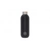 Gourde isotherme acier inoxydable noir , 600ml Mercedes-Benz