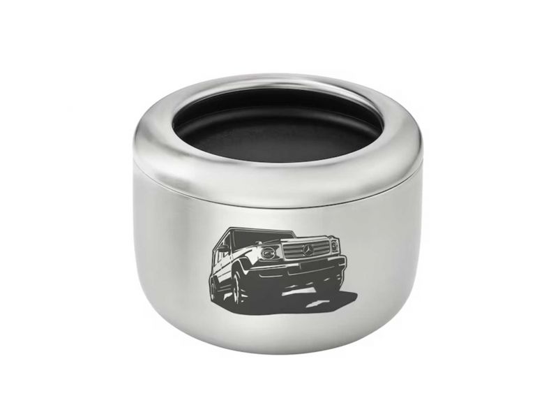 Lunchbox Classe G acier inoxydable, 710 ml Noir Argent Merceces-Benz