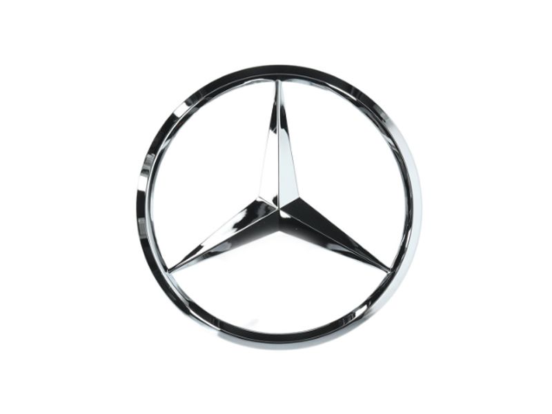 Étoile Emblème de coffre hayon sigle GLA W156 Mercedes-Benz + 3 Douilles