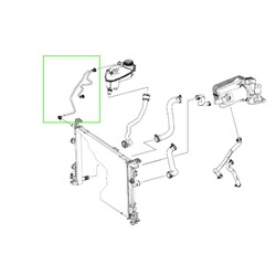 Conduite Purge Radiateur Reservoir GLA W156 Mercedes-Benz