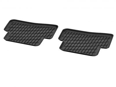 Tapis en noir toutes saisons - Dynamic Squares - CLE W236 - Arrière -Mercedes-Benz