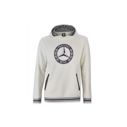 Sweat à capuche Blanc cassé unisexe Mercedes-Benz