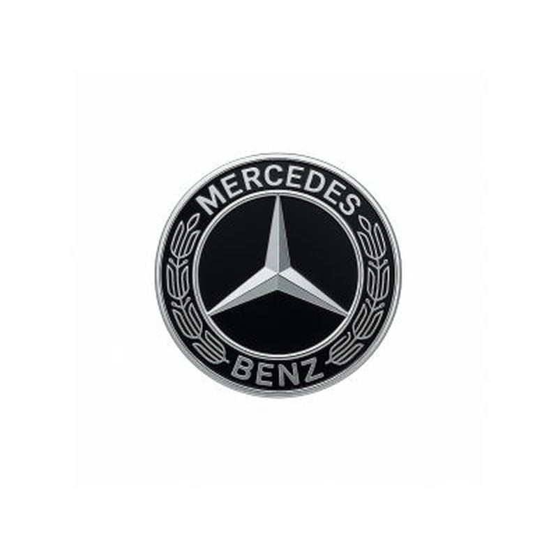 Insigne Étoile Emblème de capot - Noir - Classe E W238 Mercedes-Benz