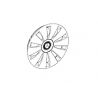 Enjoliveur Roue Cache Bleu Vintage 15 pouces CITAN W415