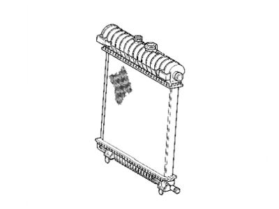 Radiateur Classe E W210 Mercedes-Benz