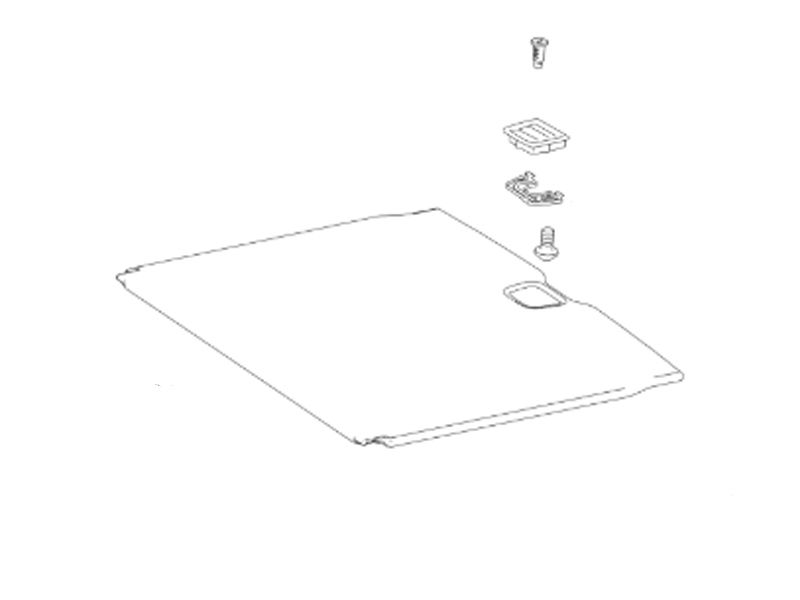 Revêtement Plancher + Poignée de Coffre GLC W253