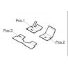Jeu 3 Tapis Velours Noir CLA W174