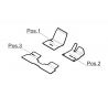 Jeu 3 Tapis Velours Noir/Marron CLA W174