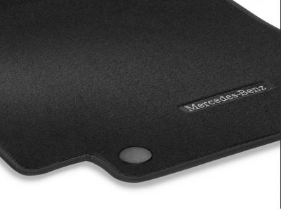 Jeu 3 Tapis Velours Noir CLA W174