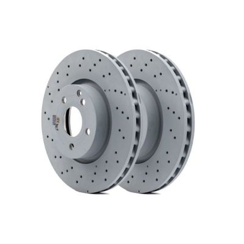 Jeu de 2 Disques de Freins Avant Mercedes-AMG GLA 45 4MATIC+