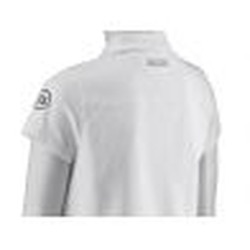 Polo Blanc blason AMG au niveau de la poitrine