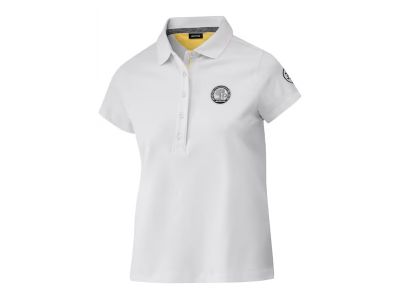 Polo Blanc blason AMG au niveau de la poitrine