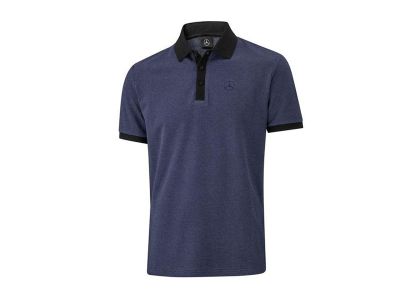 Polo Bleu Coton Bio Mercedes-Benz