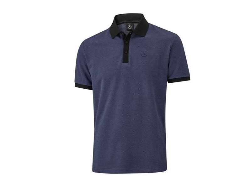 Polo Bleu Coton Bio Mercedes-Benz