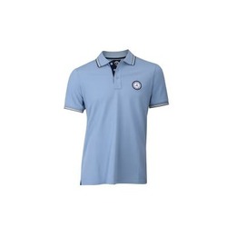 Polo Homme Bleu Vintage coton bio Mercedes-Benz