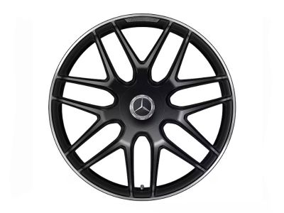 Jante AMG Mercedes 22 pouces GLE W167- Essieu Arrière - 11,5 J x 22 ET 53, noir mat