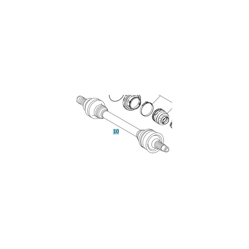 Cardan ARRIERE GAUCHE CLASSE C63 W205