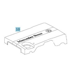 Cache couvercle de culasse moteur SLK W171 Mercedes-Benz