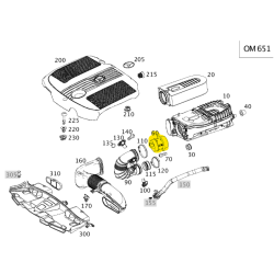DEBIT METRE D AIR OM651 W212