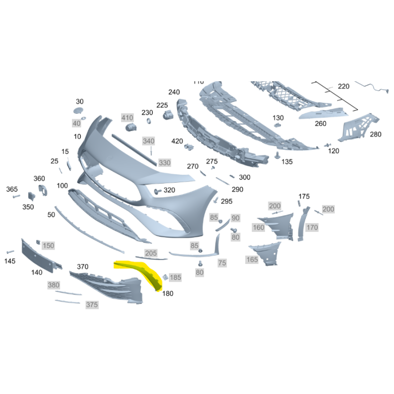 DEFLECTEUR LATERAL Mercedes-Benz