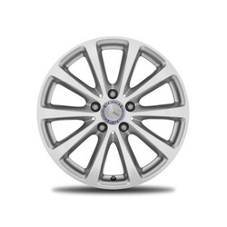 Jante Classe E 232 213 - 7,5 J x 17 pouces ET 40 - argent vanadium - 10 branches 