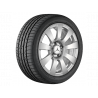 Jante SLK-SLC W172 - 9 branches - 7 J x 16 pouces ET 38 - argent titane
