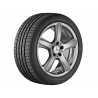 Jante CLS W218 à 5 branches - noir - 45,7 cm - 5 branches - 8,5 J x 18 ET 34,5 pouces - Tissu Himalaya, gris 