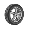 Jante CLS W218 à 5 branches - noir - 45,7 cm - 5 branches - 8,5 J x 18 ET 34,5 pouces - Tissu Himalaya, gris 