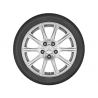 Jante Mercedes 16 pouces Classe C W205 6,5 J x 16 ET 38 10 branches argent 