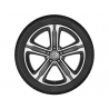 Jante Mercedes GLC 253 - 8 J x 18 pouces ET 38 en 5 branches Gris trémolite métallisé