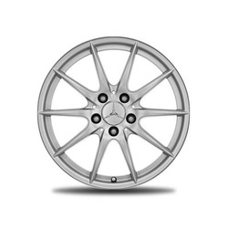 Jante SLK W172 -  10 branches- 7 J x 16 pouces ET 37,5 - argent titane