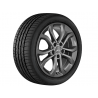 Jante Classe C W205 - 7 J x 17 pouces ET 48,5 - 5 doubles branches - Gris